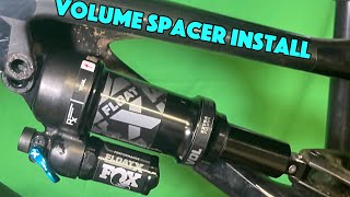 How to install volume Spacer in your Specialized Levo  Fox float X shock [upl. by Selrahc]