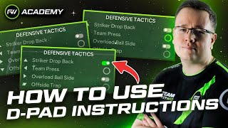 HOW TO USE THE DPAD INSTRUCTIONS ON FC24  FUTWIZ Academy [upl. by Caroline]