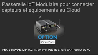 CloudGate Passerelle IoT modulaire dOption [upl. by Dulcinea133]