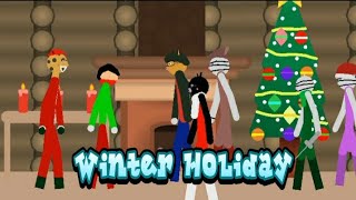 Piggy Chapter Winter Holiday Escape  Stickman Animation [upl. by Akinas413]