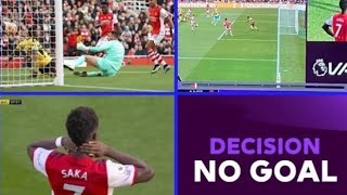 Arsenal vs Watford  Why was Sakas goal disallowed  Offside rule explained [upl. by Noyr248]