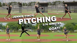 JENNIE FINCH INCREDIBLE Pitching Mechanics  Softball Fastpitch How To Pitch Tips Instruction Coach [upl. by Oirogerg]