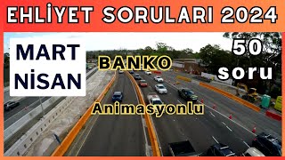 EHLİYET SINAV SORULARI 2024 MART NİSAN 2024 EHLİYET SINAV SORULARI [upl. by Eillah]