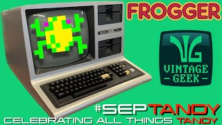 Feeling Froggy with the TRS80 Model III  SepTandy [upl. by Jenne797]