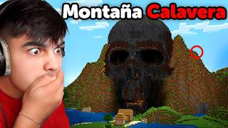 Comprobé el Misterio de La Montaña Calavera en Minecraft que es Real [upl. by Eislrahc]