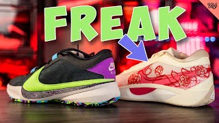 Whats BETTER Nike Giannis Freak 6 and Freak 5 Detailed Comparison [upl. by Paik]