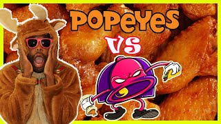 Taco Bells new WINGS are not better than Popeyes Funny skit [upl. by Orabelle]