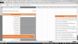 EXCEL  Odsetki tylko za dni robocze DNIROBOCZE NETWORKDAYS [upl. by O'Carroll]