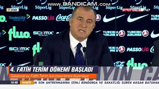 Fatih Terim Basın Toplantısı  Bu Bir Meydan Okuma  Hayalim Şampiyonlar Ligi 22122017 [upl. by Rettuc]