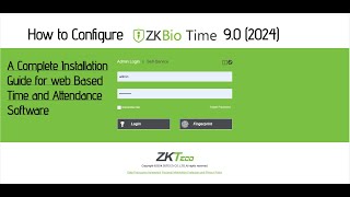 How to configure ZKBioTime90 how to add device manage Users create TimeTables Shift and Leave [upl. by Ahsenra]