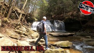 Scenic small town Kennerdell Pa drive thru  Freedom Falls amazing visit  Kennerdell overlook stop [upl. by Sullecram299]