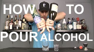 How To Free Pour Alcohol Without a Jigger  Bartending101 [upl. by Petrick]