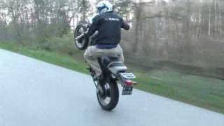 wheelie on dr 650 [upl. by Barmen]