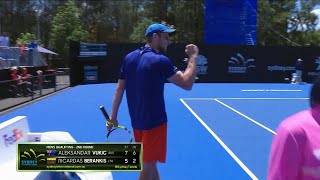 Aleksandar Vukic v Ričardas Berankis Match Highlights R1  Sydney International 2018 [upl. by Guod]