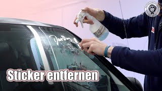 2 Methoden Sticker entfernen  AUTOLACKAFFEN [upl. by Idram357]