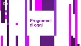 Rai 4  Cartello quotProgrammi di oggiquot 20172019 [upl. by Demeyer696]