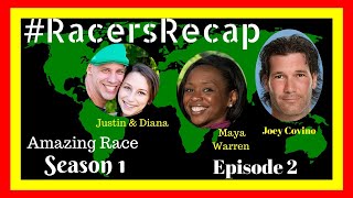 Amazing Race Season 1 Episode 2 RacersRecap [upl. by Bebe]