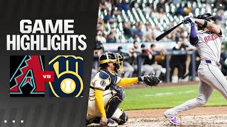 Dbacks vs Brewers Game Highlights 91924  MLB Highlights [upl. by Hudnut636]