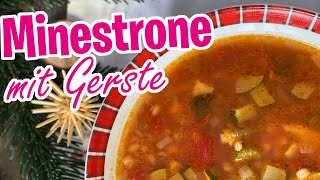 MINESTRONE selbstgemacht  TCM Rezept für Minestrone mit Gerste [upl. by Augusta]