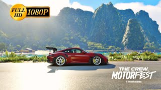 Exploring the new island MAUI  The crewmotorfest  porsche 911 Gameplay crewmotorfest [upl. by Nnaeirelav]