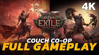 Path of Exile 2  My Witch Summoner Console Couch CoOp Gameplay [upl. by Iverson]