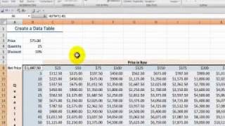 How to Use an Excel Data Table for quotWhatifquot Analysis [upl. by Ebert]