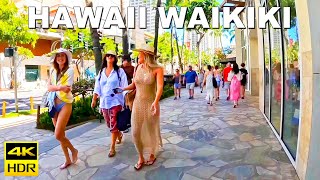 Waikiki Walking Tour  Honolulu Oahu Hawaii USA [upl. by Zulaledairam491]