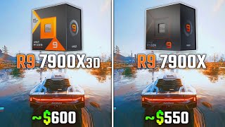 RYZEN 9 7900X3D vs RYZEN 9 7900X  Test in 6 Games [upl. by Ku]