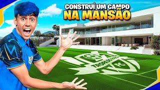 CONSTRUÍMOS UM CAMPO NA MANSÃO DA TROPA DO RAIO [upl. by Nivlam]