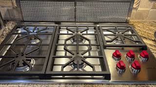 Wolf Cooktop and Downdraft Vent Hood Professionally Installed by Bob Baileys [upl. by Estrella]