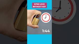 Easy Ways to open a Lock without Key Method Surprised 50 year old Locksmith greattips diy [upl. by Nahtnoj]