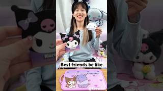 How to share SANRIO MEMO PAD with your best friend properly 😎❤️ shorts [upl. by Hars]