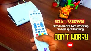 D2h Remote Not Working ll Unpaired Remote ll Pair Your D2h RF Remote 100 Works Perfectly Solved [upl. by Martino]