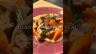 Blanquette de veau foodshorts recettefacile viande cooking recette cuisine foodie recipe [upl. by Ynogoham871]