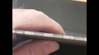 Carbon fiber sheets with Honeycomb Coremat and Airex core comparison [upl. by Nohshan137]