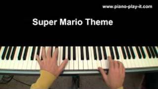 Super Mario Theme on Piano for Beginners  With Piano Sheet [upl. by Eveivaneg514]