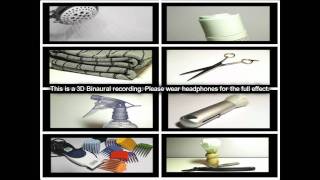 64 3D Sound  Hairdressers Virtual Barber shop Binaural  SOUNDsculptures ASMR [upl. by Parris]