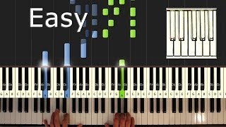 Pirates Of The Caribbean  Hes a Pirate  Piano Tutorial Easy  How to Play synthesia [upl. by Goldsmith]