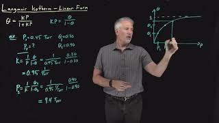 Langmuir Isotherm  Linear Form [upl. by Frechette]