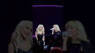 What A Girl Want with Christina Aguilera at Los Angeles sabrinacarpenter shortnsweet concert [upl. by Arhoz]