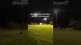 Field of dreams fieldofdreams lights backyard puppy dog [upl. by Nnyled331]