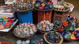 SOUK IN MARRAKECH  MARKET HOPPING SUCH A BUSY PLACE TO EXPLORE IN MOROCCO  AFFORDABLE AND CHEAP [upl. by Enirac]