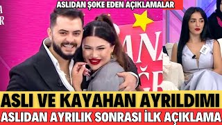 SANA DEĞER ASLI VE KAYAHAN AYRILIK SONRASI İLK AÇIKLAMA GELDİ ASLI GÖZYAŞLARINA BOĞULDU BENİMLE OYUN [upl. by Drugge]