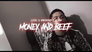 Loski x Unknown T x AM  Money amp Beef Remix Music Video HarlemSpartans Homerton 410 [upl. by Pinckney]