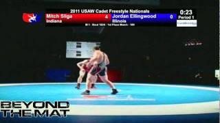 Cadet Freestyle Final 189  Mitch Sliga IN vs Jordan Ellingwood IL [upl. by Jose]