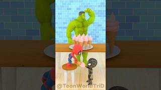 🍦 Poor Hulk… Spiderman Stole His Ice Cream 😢🍭 gta [upl. by Yelehsa]