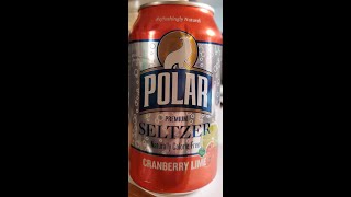 Polar Premium Cranberry Lime Seltzer Review [upl. by Arahas419]