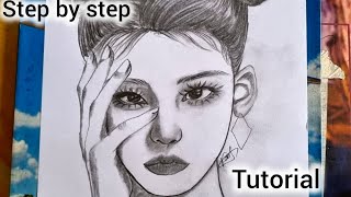 how to drawstep by step tutorial KasfimArt art artist youtube drawing [upl. by Ardle768]