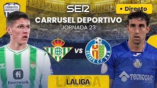 ⚽️ REAL BETIS vs GETAFE CF  EN DIRECTO LaLiga 2324  Jornada 23 [upl. by Airod]