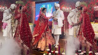 Royal Wedding Vlog 😍 Childhood Crush Got Married ❤️ Aaj Mere Yaar Ki Shadi hai Bride Groom Entry [upl. by Hutchison]